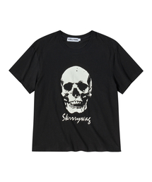 SCALLYWAG（スカリーワグ）の「VTG スカル クロップTシャツ[ブラック]（Tシャツ/カットソー）」