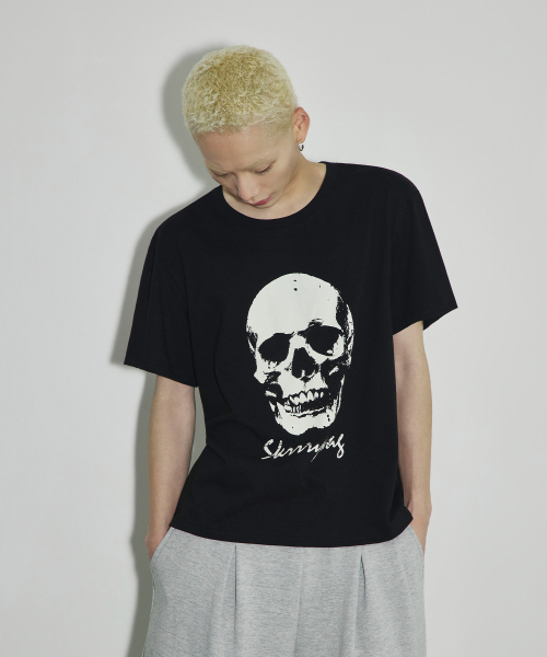 SCALLYWAG（スカリーワグ）の「VTG スカル クロップTシャツ[ブラック]（Tシャツ/カットソー・レディース・その他・MEDIUM/LARGE/SMALL）」の4枚目の写真