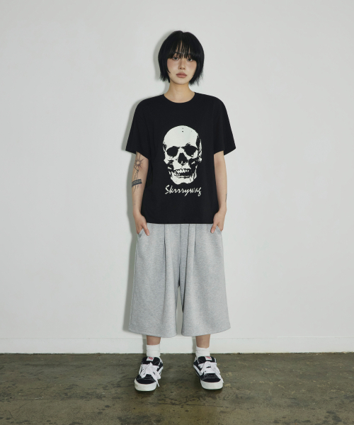 SCALLYWAG（スカリーワグ）の「VTG スカル クロップTシャツ[ブラック]（Tシャツ/カットソー・レディース・その他・MEDIUM/LARGE/SMALL）」の8枚目の写真