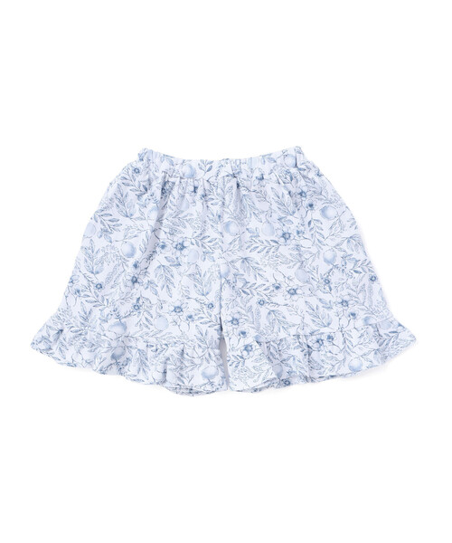 BeBe(ベベ)の「【お揃い】強撚スムースボタニカルレモン柄キュロットパンツ(90~150cm)(その他パンツ・キッズ・ブルー系その他・150cm/140cm/120cm/130cm/110cm)」の5枚目の写真