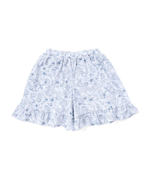 BeBe(ベベ)の「【お揃い】強撚スムースボタニカルレモン柄キュロットパンツ(90~150cm)(その他パンツ・キッズ・ブルー系その他・150cm/140cm/120cm/130cm/110cm)」の6枚目の写真
