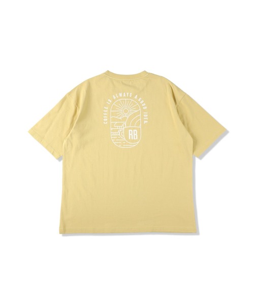 RadBlue(ラッドブルー)の「DrySilkyCotton Tシャツ【RB cafe】(Tシャツ/カットソー・メンズ・ライトブルー/ライトグレー/ホワイト/イエロー・X-LARGE/LARGE/SMALL/MEDIUM)」の1枚目の写真
