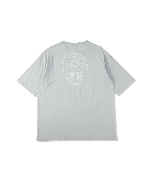RadBlue(ラッドブルー)の「DrySilkyCotton Tシャツ【RB cafe】(Tシャツ/カットソー・メンズ・ライトブルー/ライトグレー/ホワイト/イエロー・X-LARGE/LARGE/SMALL/MEDIUM)」の4枚目の写真