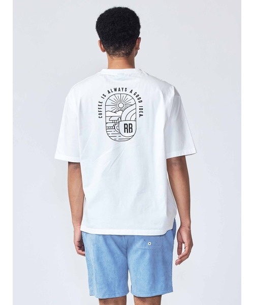RadBlue(ラッドブルー)の「DrySilkyCotton Tシャツ【RB cafe】(Tシャツ/カットソー・メンズ・ライトブルー/ライトグレー/ホワイト/イエロー・X-LARGE/LARGE/SMALL/MEDIUM)」の5枚目の写真