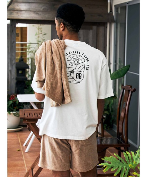 RadBlue(ラッドブルー)の「DrySilkyCotton Tシャツ【RB cafe】(Tシャツ/カットソー・メンズ・ライトブルー/ライトグレー/ホワイト/イエロー・X-LARGE/LARGE/SMALL/MEDIUM)」の6枚目の写真