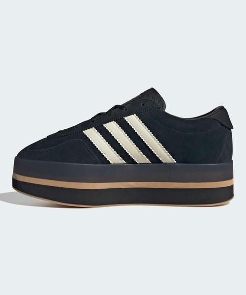 adidas(アディダス)の「ガゼル スタック / Gazelle Stack / 厚底スニーカー / アディダスオリジナルス adidas Originals(スニーカー・レディース・ブラック・27.5cm/28.0cm/22.0cm/26.0cm/26.5cm/27.0cm/24.5cm/25.0cm/25.5cm/24.0cm/22.5cm/23.0cm/23.5cm)」の6枚目の写真