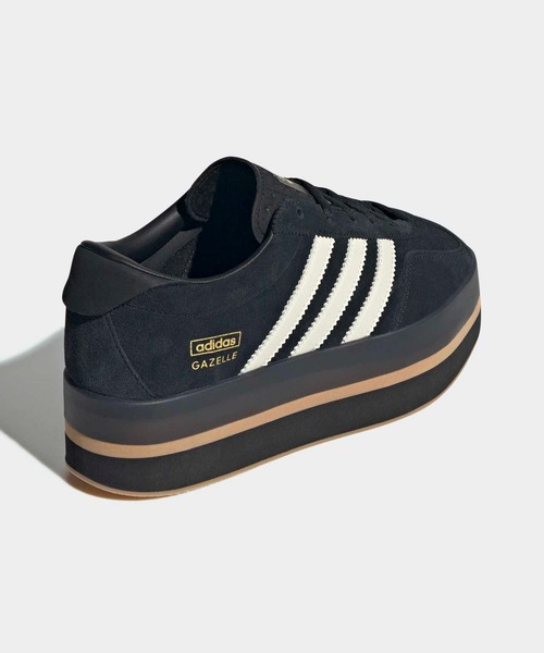 adidas(アディダス)の「ガゼル スタック / Gazelle Stack / 厚底スニーカー / アディダスオリジナルス adidas Originals(スニーカー・レディース・ブラック・27.5cm/28.0cm/22.0cm/26.0cm/26.5cm/27.0cm/24.5cm/25.0cm/25.5cm/24.0cm/22.5cm/23.0cm/23.5cm)」の5枚目の写真
