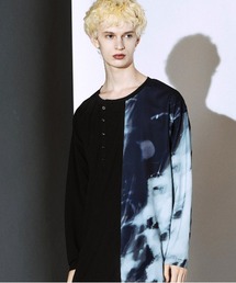 NO ID.（ノーアイディ）の「【NO ID.】Irregular Print H N Pullover   イレギュラー プリント ハイネック プルオーバー（Tシャツ/カットソー）」