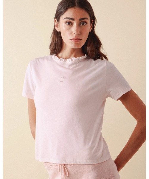 Repetto(レペット)の「ラッフルド カラー Tシャツ / S0777(Tシャツ/カットソー・レディース・ホワイト系その他・SMALL)」の3枚目の写真