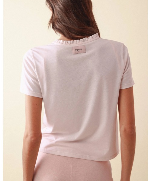 Repetto(レペット)の「ラッフルド カラー Tシャツ / S0777(Tシャツ/カットソー・レディース・ホワイト系その他・SMALL)」の5枚目の写真