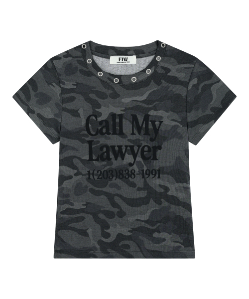 FOR THE WEATHER（フォーザウェザー）の「カモフラージュアイレット半袖Tシャツ（グレー）（Tシャツ/カットソー・レディース・その他・SMALL/MEDIUM）」の2枚目の写真