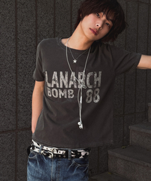 LANARCHIVE（ランアーカイブ）の「[0133] ピグメントグレネードブーム半袖Tシャツ - チャコール（Tシャツ/カットソー）」