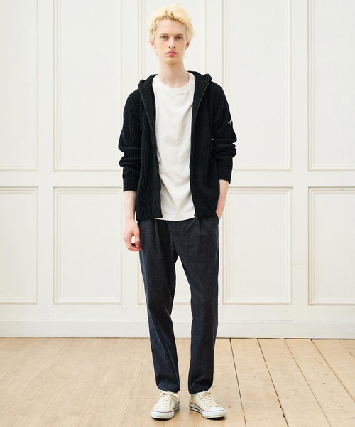 CALL&RESPONSE(コールアンドレスポンス)の「mp15221- テーパードパンツ メランジストレッチ(263-1551-04)(その他パンツ・メンズ・ネイビー/チャコール・5/4/2)」の10枚目の写真