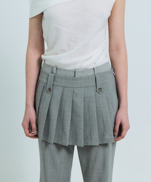 GRVRGROVE(グローブ)の「JANELL LAYERED SKIRT(スカート・レディース・Black/グレー・SMALL/MEDIUM)」の1枚目の写真
