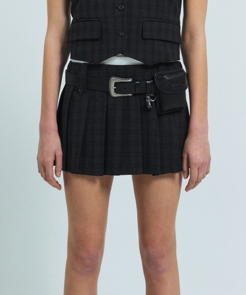 GRVRGROVE(グローブ)の「JANELL LAYERED SKIRT(スカート・レディース・Black/グレー・SMALL/MEDIUM)」の2枚目の写真