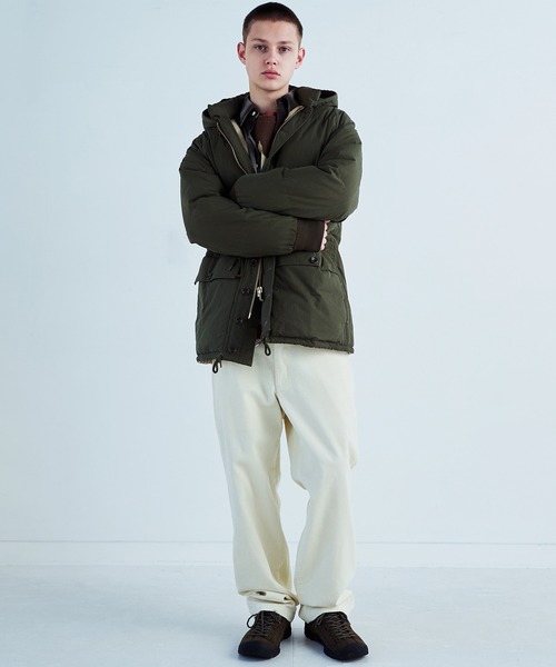 Eddie Bauer(エディーバウアー)の「Eddie Bauer(エディー・バウアー) KARA KORAM ダウン コート フード メンズ E242435M(ダウンジャケット/コート・メンズ・ネイビー/ブラック/カーキ・M/L)」の5枚目の写真