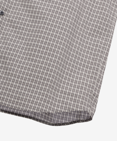 MINDBRIDGE（マインドブリッジ）の「[COUTURE] ミニ ベージュ チェック オーバーサイズ 長袖 シャツ（シャツ/ブラウス・メンズ・ベージュ・100/105/110/95）」の15枚目の写真