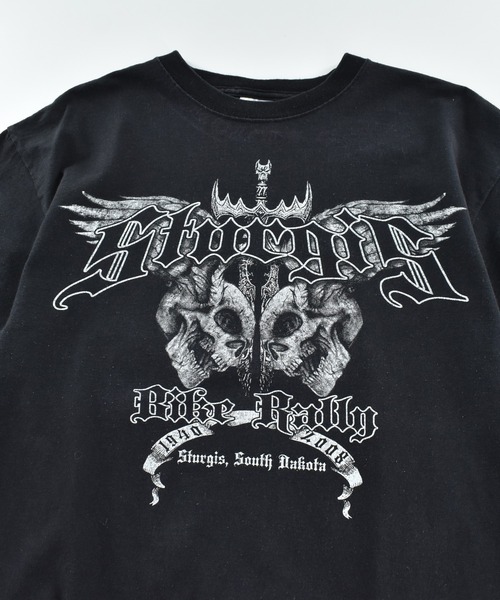 LABORATORY R(ラボラトリーアール)の「【USED】Y2K DELTA “STURGIS BIKE RALLY” バイク Tシャツ(Tシャツ/カットソー・メンズ・ブラック・LARGE)」の2枚目の写真