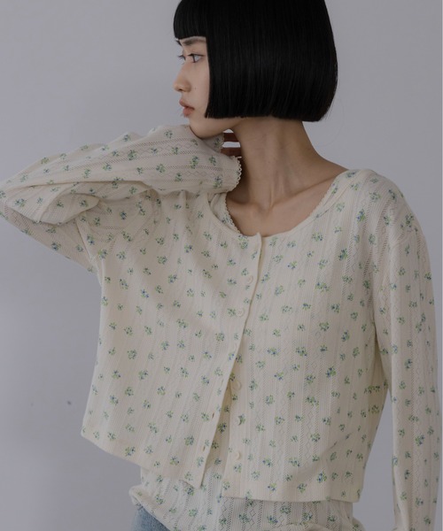 LOWRYS FARM(ローリーズファーム)の「パターンメッシュ2PLS 1052762(Tシャツ/カットソー・レディース・グレー・FREE)」の10枚目の写真