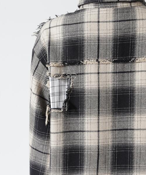 FR(13)NDS(フレンズ)の「FR(13)NDS/フレンズ/WOMEN DAMAGE CHECK SHIRT(シャツ/ブラウス・レディース・その他18/ネイビー/レッド/ホワイト・S)」の11枚目の写真