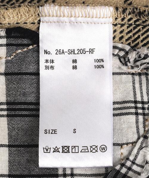 FR(13)NDS(フレンズ)の「FR(13)NDS/フレンズ/WOMEN DAMAGE CHECK SHIRT(シャツ/ブラウス・レディース・その他18/ネイビー/レッド/ホワイト・S)」の16枚目の写真