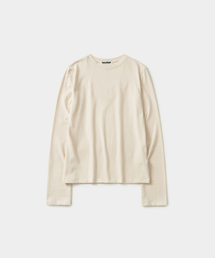 Mellow スリム ロングスリーブ Tシャツ(ベージュ)