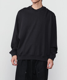 handvaerk | 60/2 コットン クルーネック長袖Tシャツ MEN