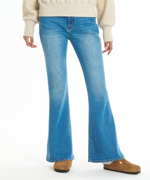 BILLABONG(ビラボン)の「BILLABONG ウィメンズ FLARE LEGS DENIM デニムパンツ 【2026年秋冬モデル】/ビラボンフレアデニム(デニムパンツ・レディース・ブラック/インディゴブルー/ブルー・SMALL/MEDIUM)」の3枚目の写真