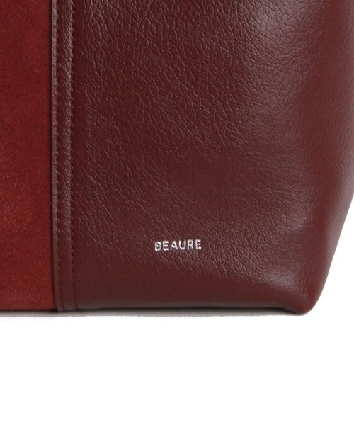 Beau're(ヴュレ)の「【BEAURE/ビュレ】スエードコンビ ワンショルダーバッグ B-26333(トートバッグ・レディース・ブラック/ワイン/オリーブ・FREE)」の20枚目の写真