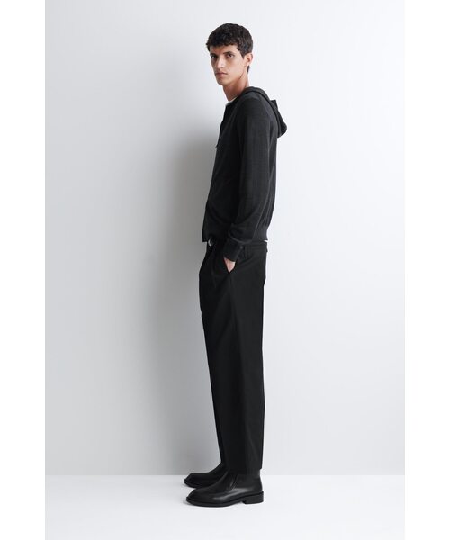 COS（コス）の「メリノウール ジップアップフーディー（スウェット・メンズ・グレー系その他・S/M/L/XL/XS）」の3枚目の写真