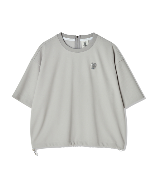 LIFE WORK(ライフワーク)の「レディース フロッピーメタリックシルバーラドック半袖Tシャツ(Tシャツ/カットソー・レディース・ライトグレー・FREE)」の1枚目の写真