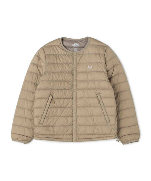 DANTON(ダントン)の「Men's Crewneck Inner Down Jacket(ダウンジャケット/コート・メンズ・ブラック/ブラック系その他/オリーブ/オフホワイト/ベージュ系その他/ブルー系その他/グリーン系その他・XL/XXL/L/M/XS/S)」の4枚目の写真