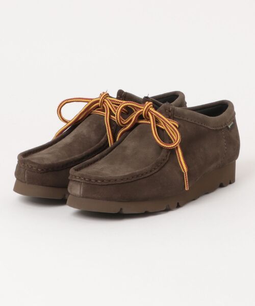 Clarks(クラークス)の「【CLARKS/クラークス】Wallabee GTX / ワラビーゴアテックス / ユニセックス(モカシン/デッキシューズ・メンズ・ダークブラウン/ブラック系その他2/ブラック系その他・8/8.5/7.5/7)」の1枚目の写真