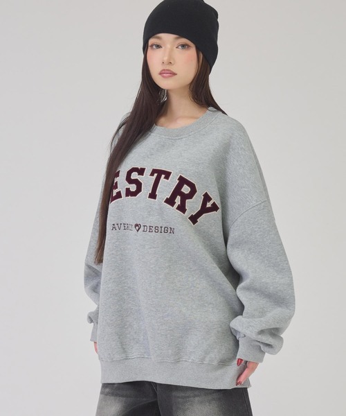 ANAP（アナップ）の「ＷＥＳＴＲＹロゴＢＩＧプルオーバー（Tシャツ/カットソー・レディース・グレー/ネイビー/アイボリー/ピンク・F）」の15枚目の写真