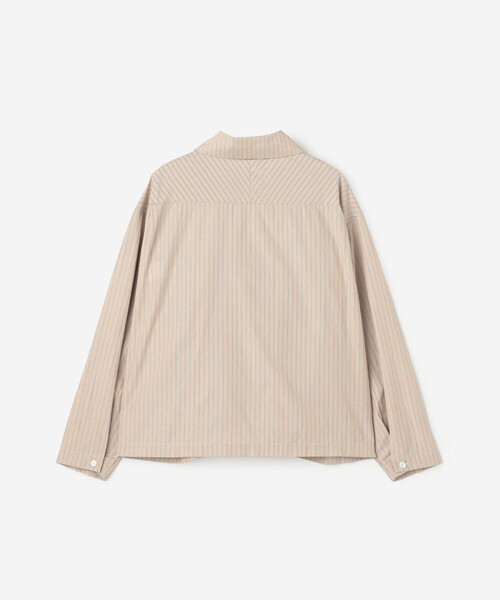 GALLEGO DESPORTES(ギャレゴデスポート)の「GALLEGO DESPORTES | コットン 長袖シャツ STRIPE WOMEN(シャツ/ブラウス・レディース・ブルー系その他/ブラウン系その他・S)」の4枚目の写真