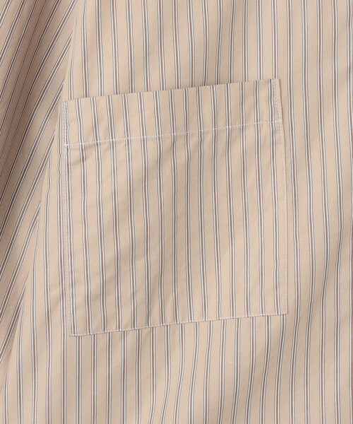 GALLEGO DESPORTES(ギャレゴデスポート)の「GALLEGO DESPORTES | コットン 長袖シャツ STRIPE WOMEN(シャツ/ブラウス・レディース・ブルー系その他/ブラウン系その他・S)」の8枚目の写真