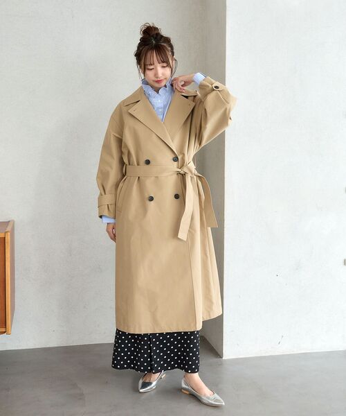 le.coeur blanc（ルクールブラン）の「タイムレストレンチコート（トレンチコート・レディース・ベージュ・36/38）」の14枚目の写真