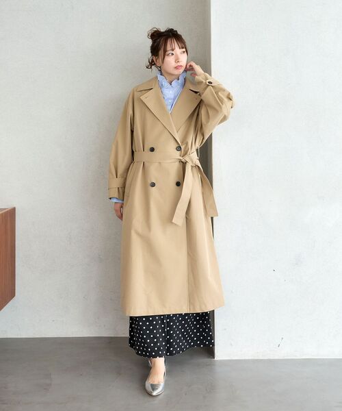 le.coeur blanc（ルクールブラン）の「タイムレストレンチコート（トレンチコート・レディース・ベージュ・36/38）」の16枚目の写真