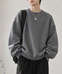 Silly（シリー）の「【ゆるっと着るだけで旬見え！】ビッグシルエットドロップショルダークルーネックスウェット（スウェット）」