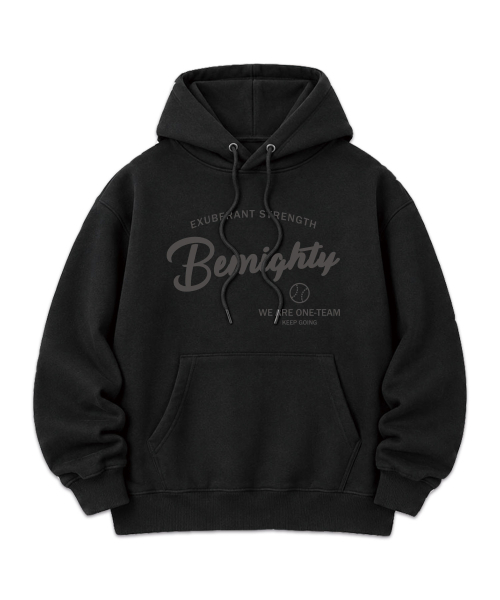 BEMIGHTY(ビーマイティー)の「ワンチーム レタリング オーバーサイズ プルオーバーパーカー(パーカー・メンズ・グレー/ブラック・LARGE/X-LARGE/XX-LARGE)」の4枚目の写真