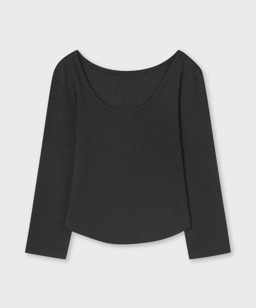 PLAC WOMEN（プレイス・ウィメン）の「リバーシブル7分袖Tシャツ チャコール（Tシャツ/カットソー・レディース・チャコールグレー・SMALL/MEDIUM）」の5枚目の写真