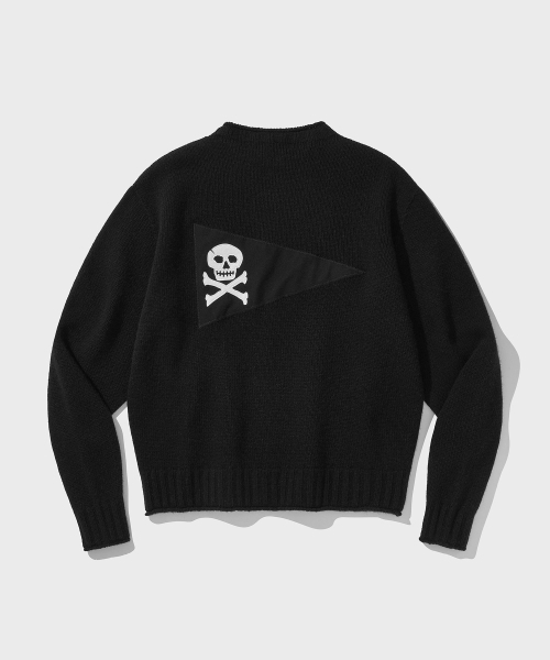 VDR（ブイディアール）の「DRILLER FLAG KNIT [Black]（ニット/セーター・メンズ・その他・MEDIUM/X-LARGE/LARGE）」の2枚目の写真