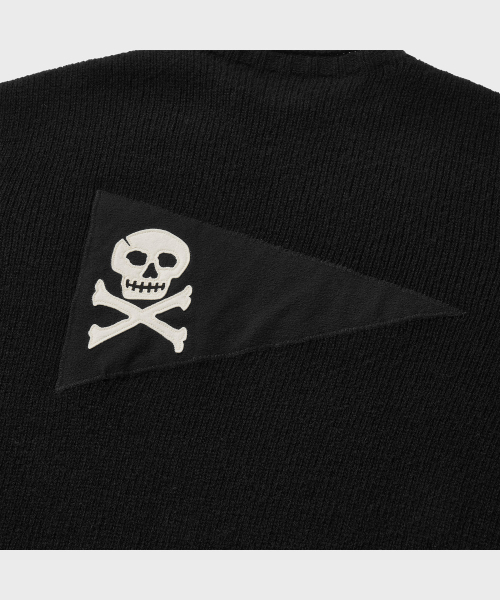 VDR（ブイディアール）の「DRILLER FLAG KNIT [Black]（ニット/セーター・メンズ・その他・MEDIUM/X-LARGE/LARGE）」の4枚目の写真