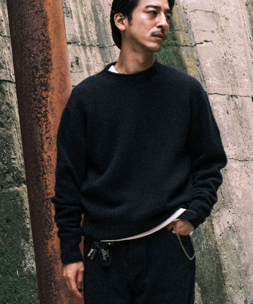 VDR（ブイディアール）の「DRILLER FLAG KNIT [Black]（ニット/セーター・メンズ・その他・MEDIUM/X-LARGE/LARGE）」の6枚目の写真
