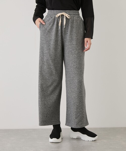 Jayro(ジャイロ)の「カシミヤタッチスムースワイドパンツ(その他パンツ・レディース・グレー/ベージュ・M)」の2枚目の写真