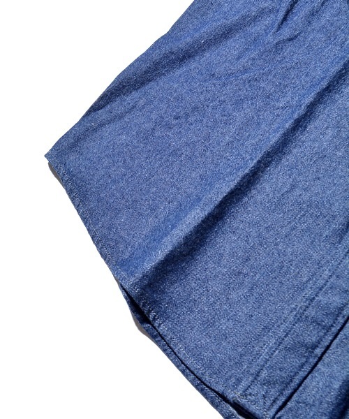 SHIPS JET BLUE（シップスジェットブルー）の「SHIPS GENERAL SUPPLY: ライトデニム 7スリーブ ベーシックシャツ■（シャツ/ブラウス・メンズ・インディゴブルー/ライトインディゴブルー・SMALL/LARGE/MEDIUM/X-LARGE）」の18枚目の写真