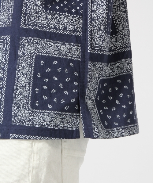 RAGEBLUE（レイジブルー）の「ネイビー柄シャツ/721696（シャツ/ブラウス・メンズ・ブルー系その他/ライトブルー/その他・MEDIUM/LARGE）」の13枚目の写真