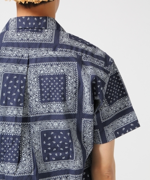 RAGEBLUE（レイジブルー）の「ネイビー柄シャツ/721696（シャツ/ブラウス・メンズ・ブルー系その他/ライトブルー/その他・MEDIUM/LARGE）」の14枚目の写真