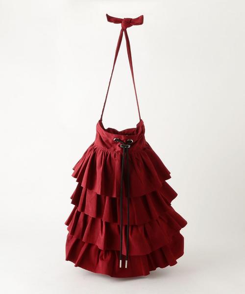 Another Edition（アナザーエディション）の「CASSELINIフリルトートバッグ/CASSELINI FRL TOTE◆（ショルダーバッグ・レディース・ブラック/ブラウン/レッド・FREE）」の3枚目の写真