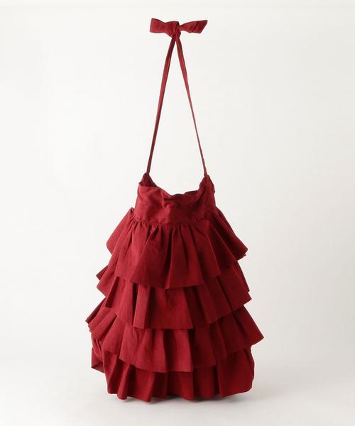 Another Edition（アナザーエディション）の「CASSELINIフリルトートバッグ/CASSELINI FRL TOTE◆（ショルダーバッグ・レディース・ブラック/ブラウン/レッド・FREE）」の5枚目の写真